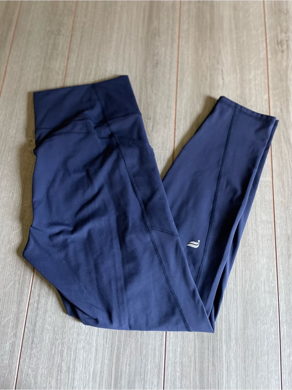 PureLuxe by Fabletics women's large blue athletic leggings